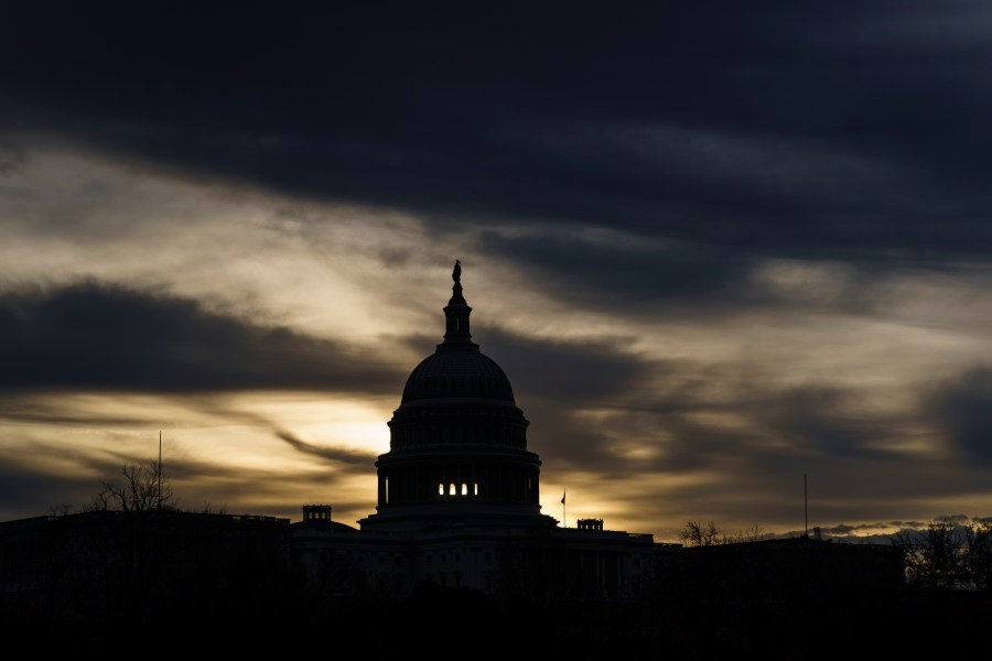 The U.S. Capitol is seen in Washington, early Dec. 17, 2021. (AP Photo/J. Scott Applewhite, File)