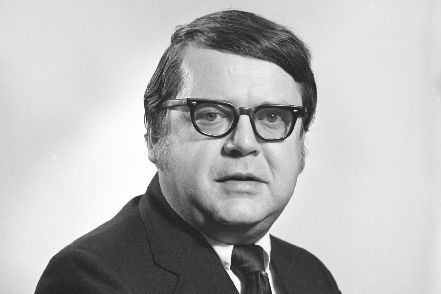 This undated file photo provided by the Bentley Historical Library at the University of Michigan shows Dr. Robert E. Anderson. The University of Michigan has agreed to a $490 million settlement with hundreds of people who say they were sexually assaulted by the former sports doctor at the school. Attorney Parker Stinar says Wednesday, Jan. 19, 2022, that 1,050 people will share in the settlement, which was reached the night before. (Robert Kalmbach/Bentley Historical Library University of Michigan via AP)