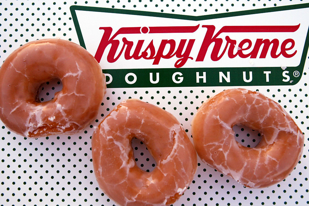 Krispy Kreme donuts are seen in an undated file photo. (Getty Images)