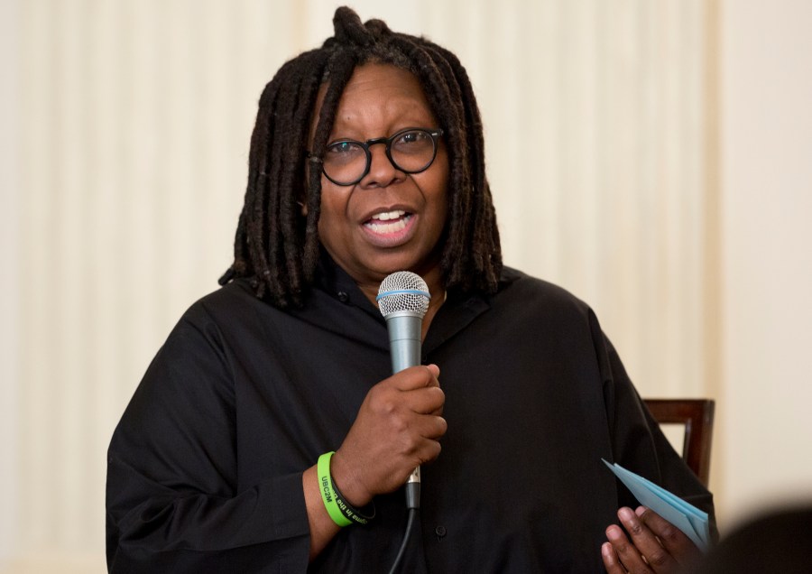 Whoopi Goldberg speaks during the Broadway at the White House event in the State Dining Room of the White House in Washington on Nov. 16, 2015. (AP Photo/Carolyn Kaster, File)