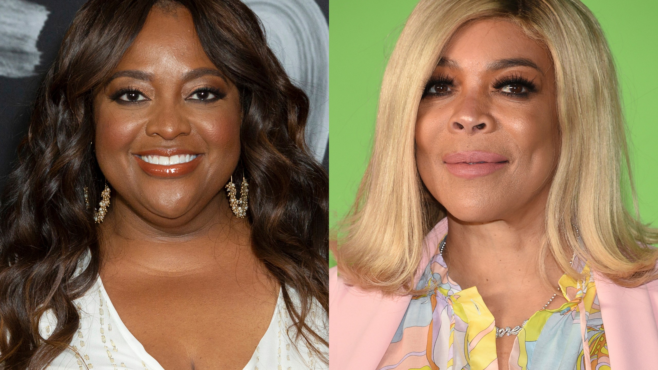 Sherri Shepherd appears at the Los Angeles premiere of "Mr. Iglesias" on June 20, 2019, left, and Wendy Williams appears at the world premiere of "The Morning Show" in New York on Oct. 28, 2019. (AP Photo)