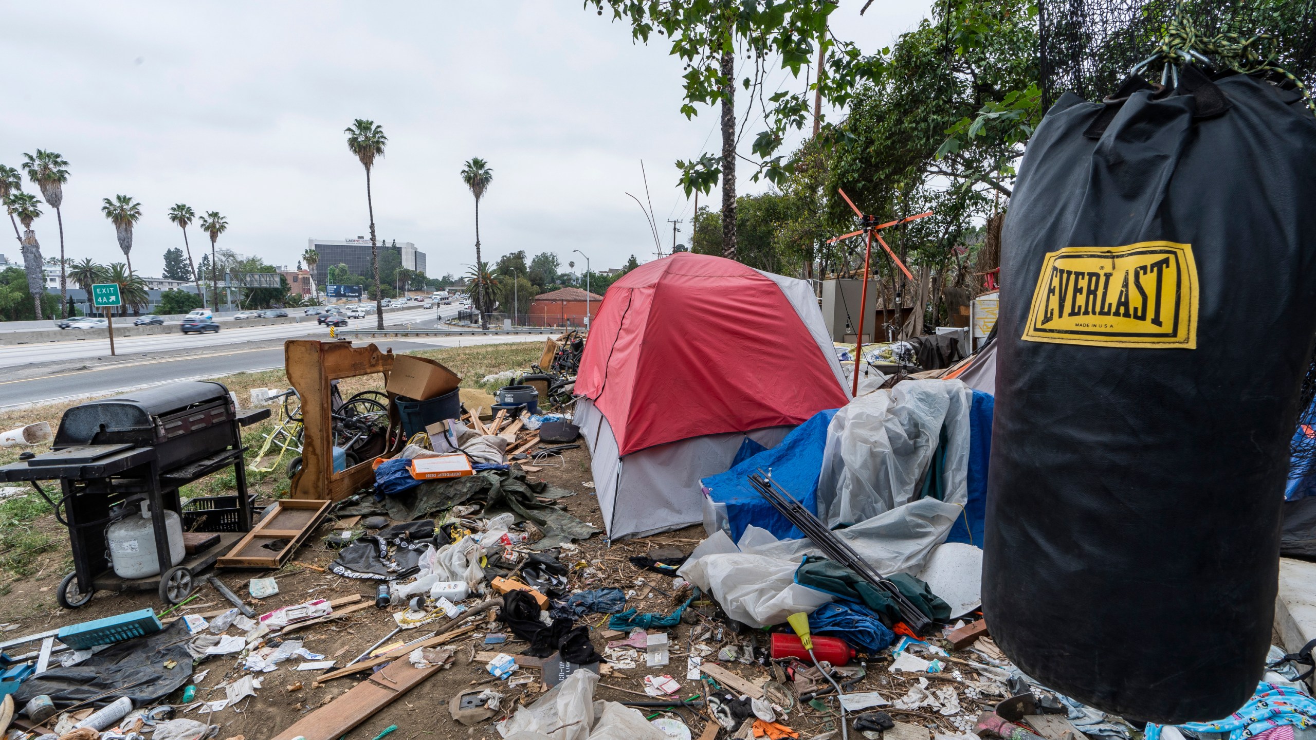 L.A. homeless encampment