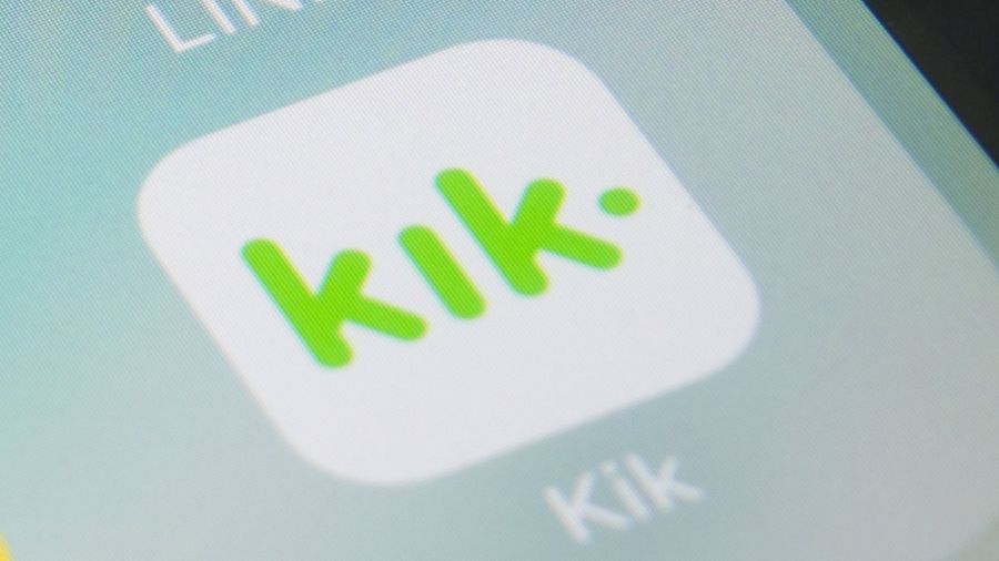 Kik, a popular online messaging app, is shown in this undated photo. (Getty Images)