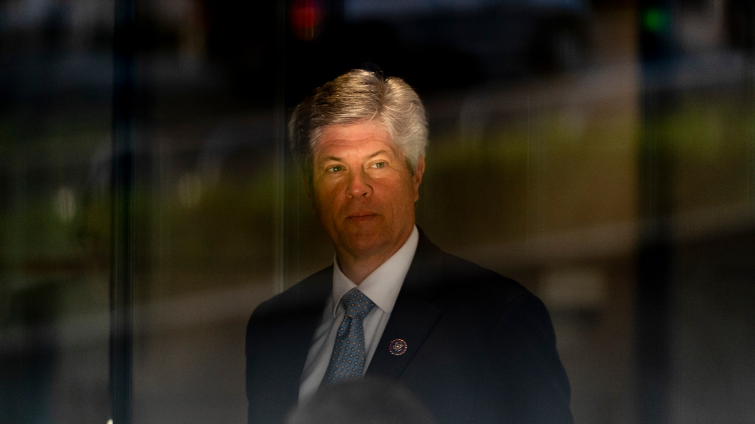 U.S. Rep. Jeff Fortenberry, R-Neb., arrives at the federal courthouse in Los Angeles, on, March 16, 2022. (AP Photo/Jae C. Hong)