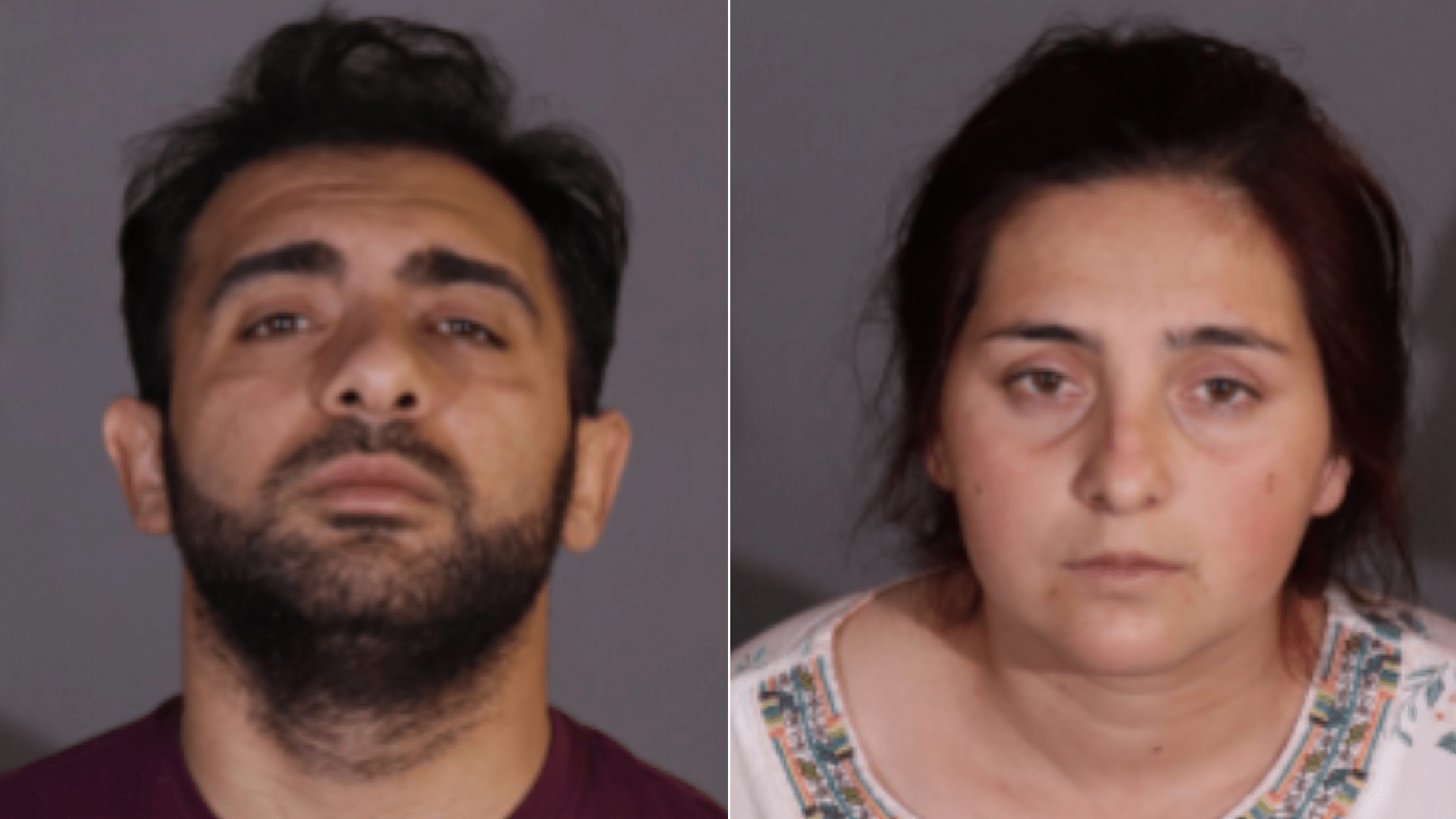 Claudiu Stoian and Madalina Paun are seen in photos released by LAPD March 23, 2022.