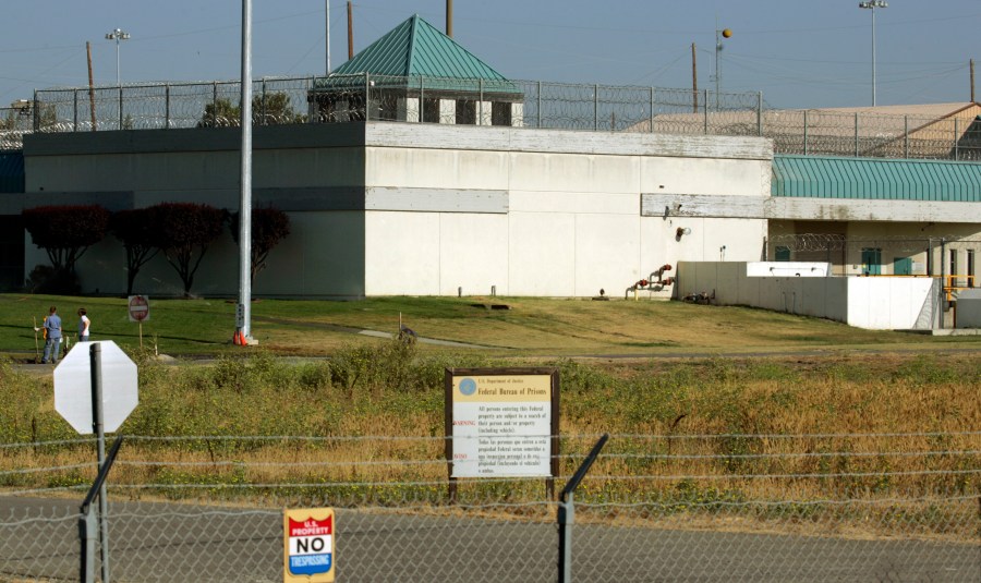 The Federal Correctional Institution is shown in Dublin, Calif., July 20, 2006. The Justice Department says it is gravely concerned about allegations that a high-ranking federal prison official entrusted to end sexual abuse and cover-ups at a women's prison may have taken steps to suppress a recent complaint about staff misconduct. (AP Photo/Ben Margot, File)