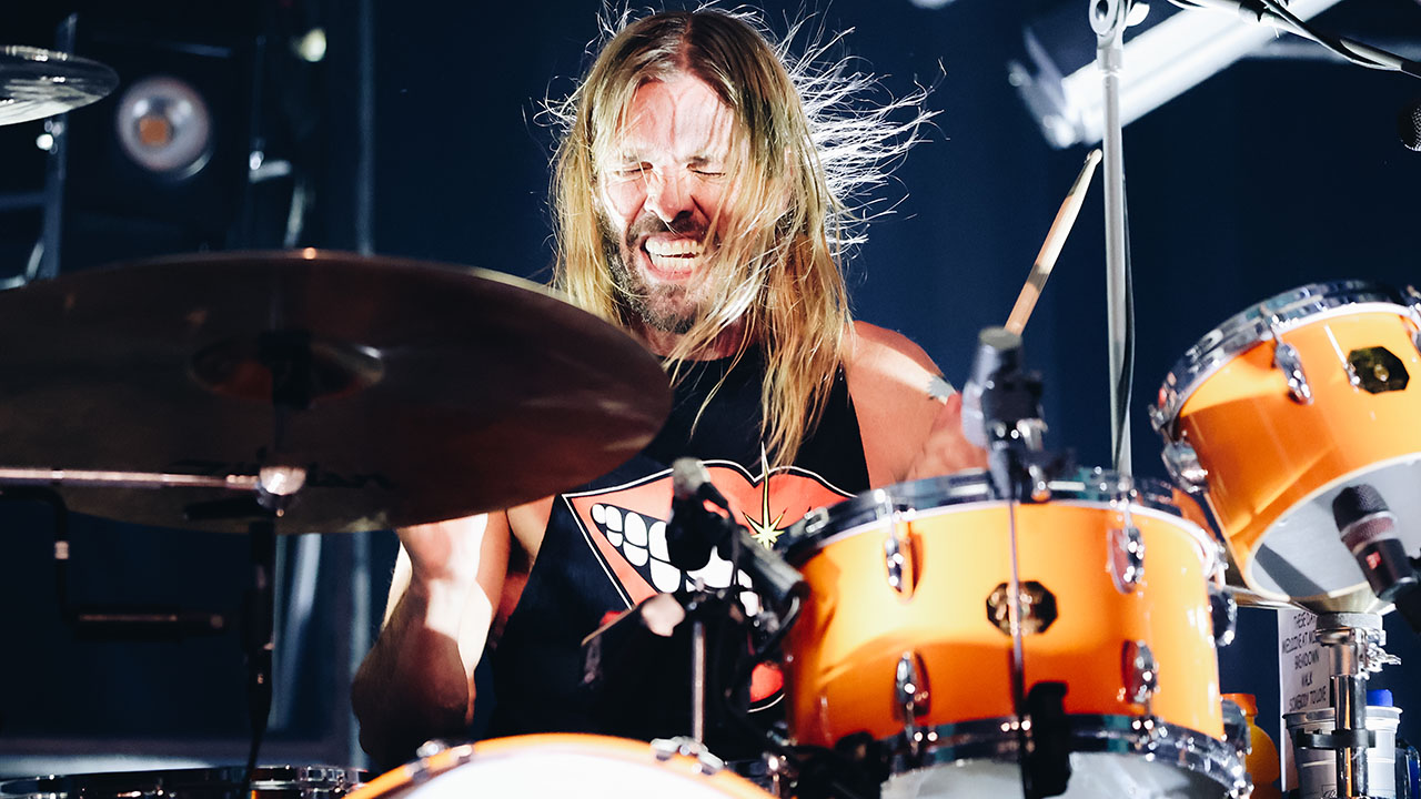 Taylor Hawkins performs in Hollywood, California, on Feb. 16, 2022. (He was 50. (Photo by Rich Fury/Getty Images)