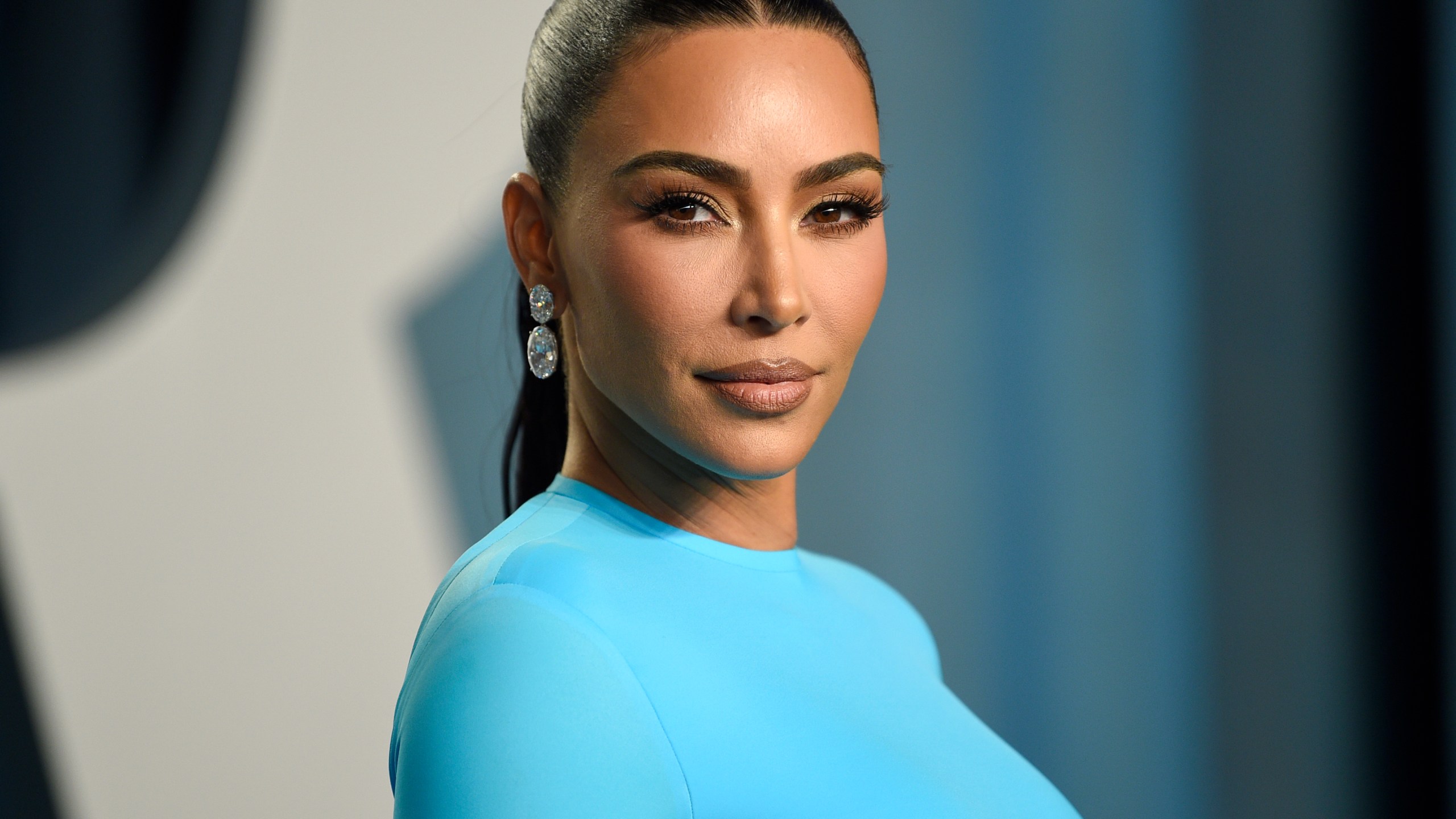 Kim Kardashian appears at the Vanity Fair Oscar Party in Beverly Hills, Calif., on March 27, 2022. (Evan Agostini/Invision/AP, File)