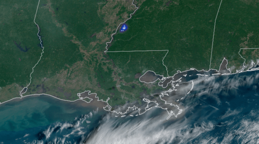 GLM image from the GOES 16 satellite. (NOAA via NASA)