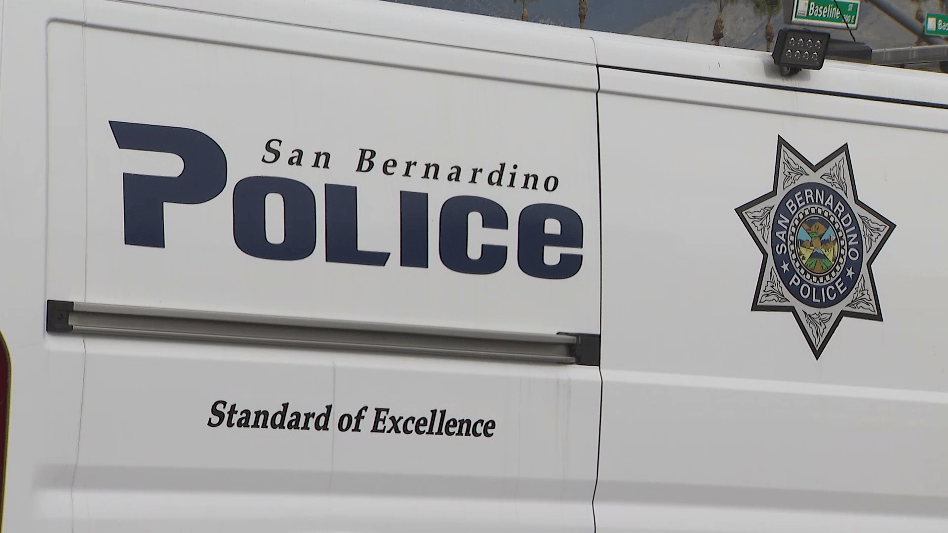 A San Bernardino Police Department vehicle is shown in this undated file photograph