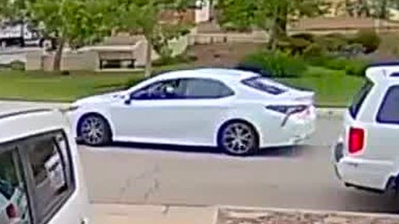 One of the suspect vehicles is seen in an image provided by Simi Valley police.