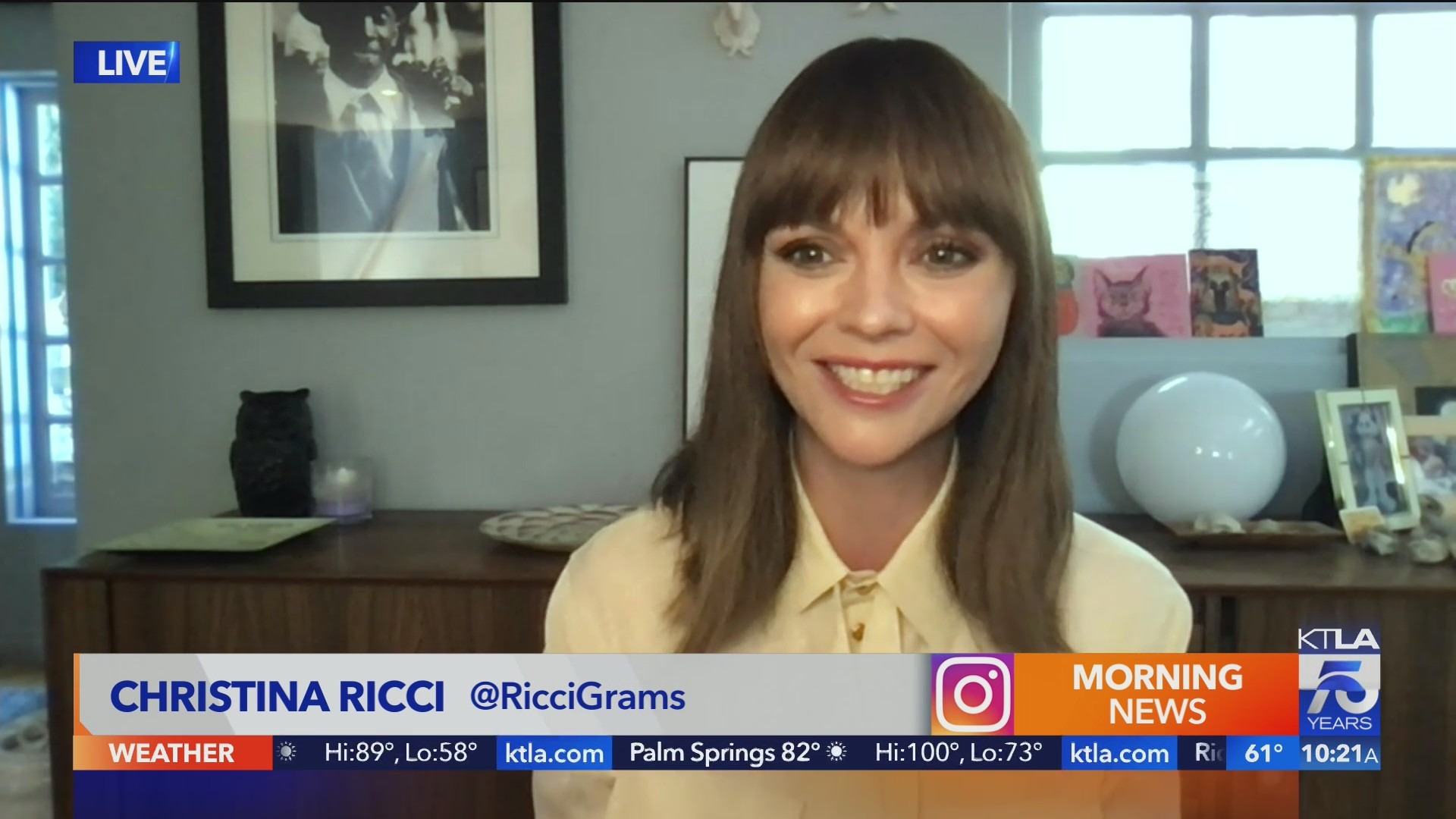 Christina Ricci talks about new movie "Monstrous"