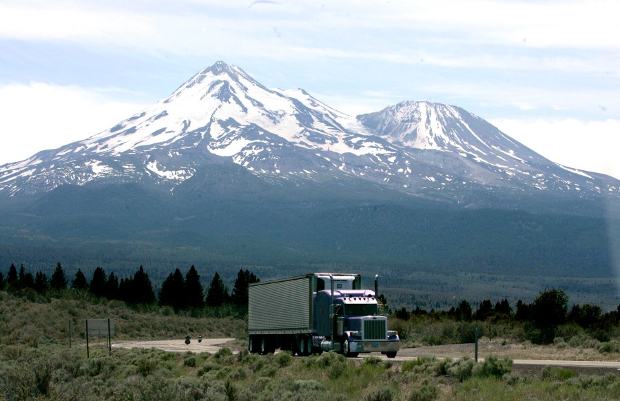 This June 19, 2008 file photo shows Mount Shasta near Weed, Calif. (AP Photo/Rich Pedroncelli, File)