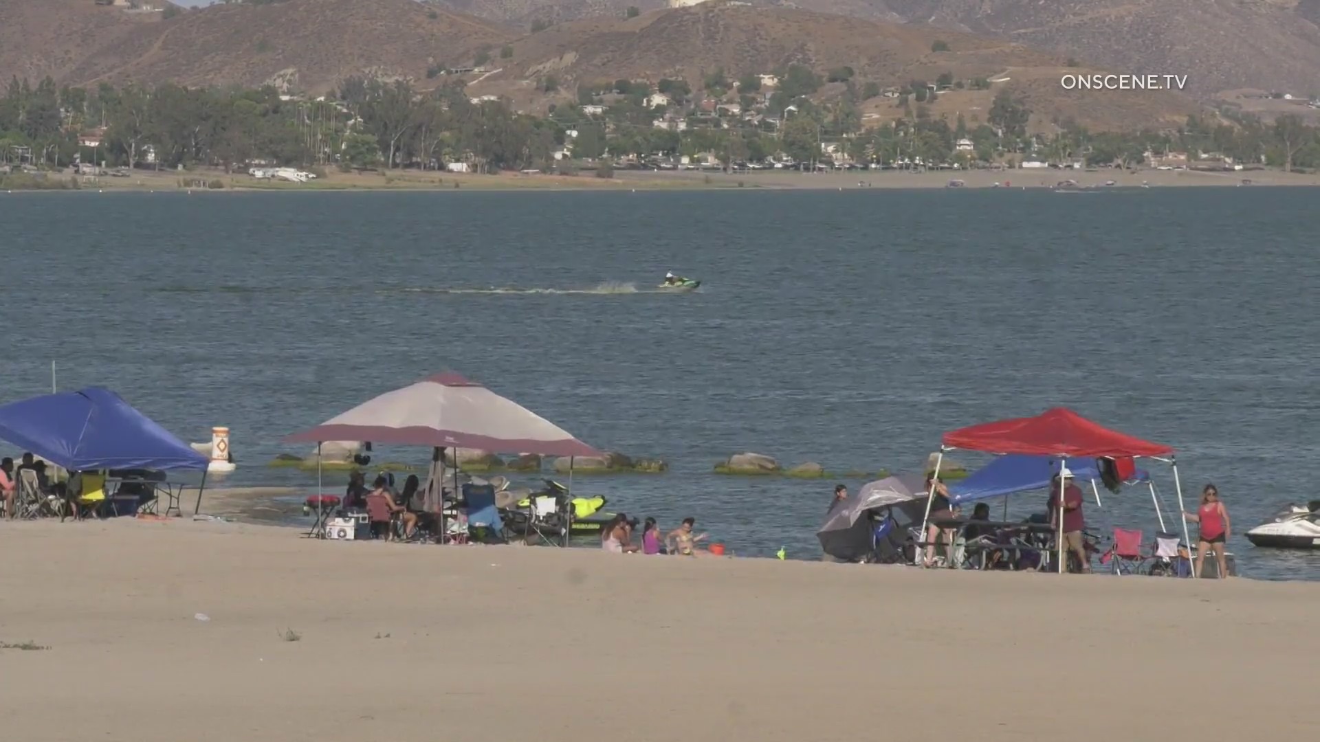 A 9-year-old boy drowned in Lake Elsinore on June 26, 2022. (OnScene.TV)