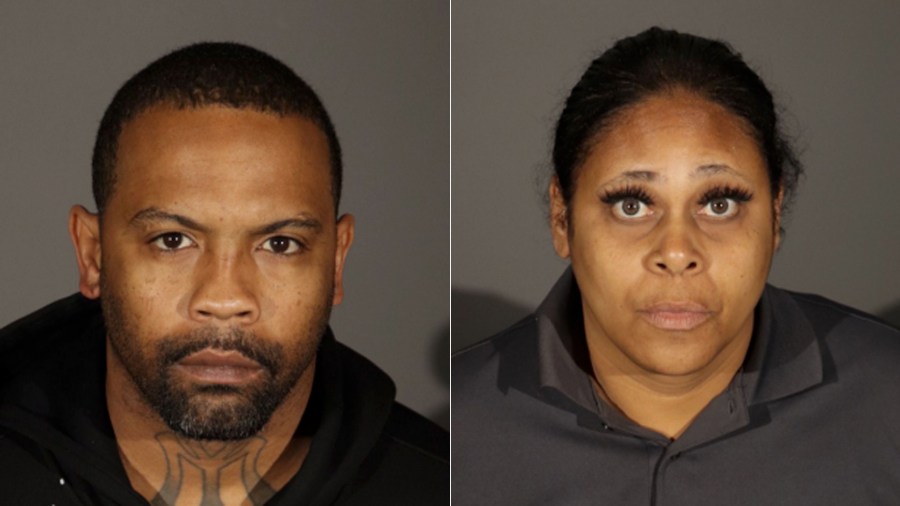 Michael Lanell Terry and Tamra Lynn Bell are seen in photos released by the Inglewood Police Department on June 13, 2022. 