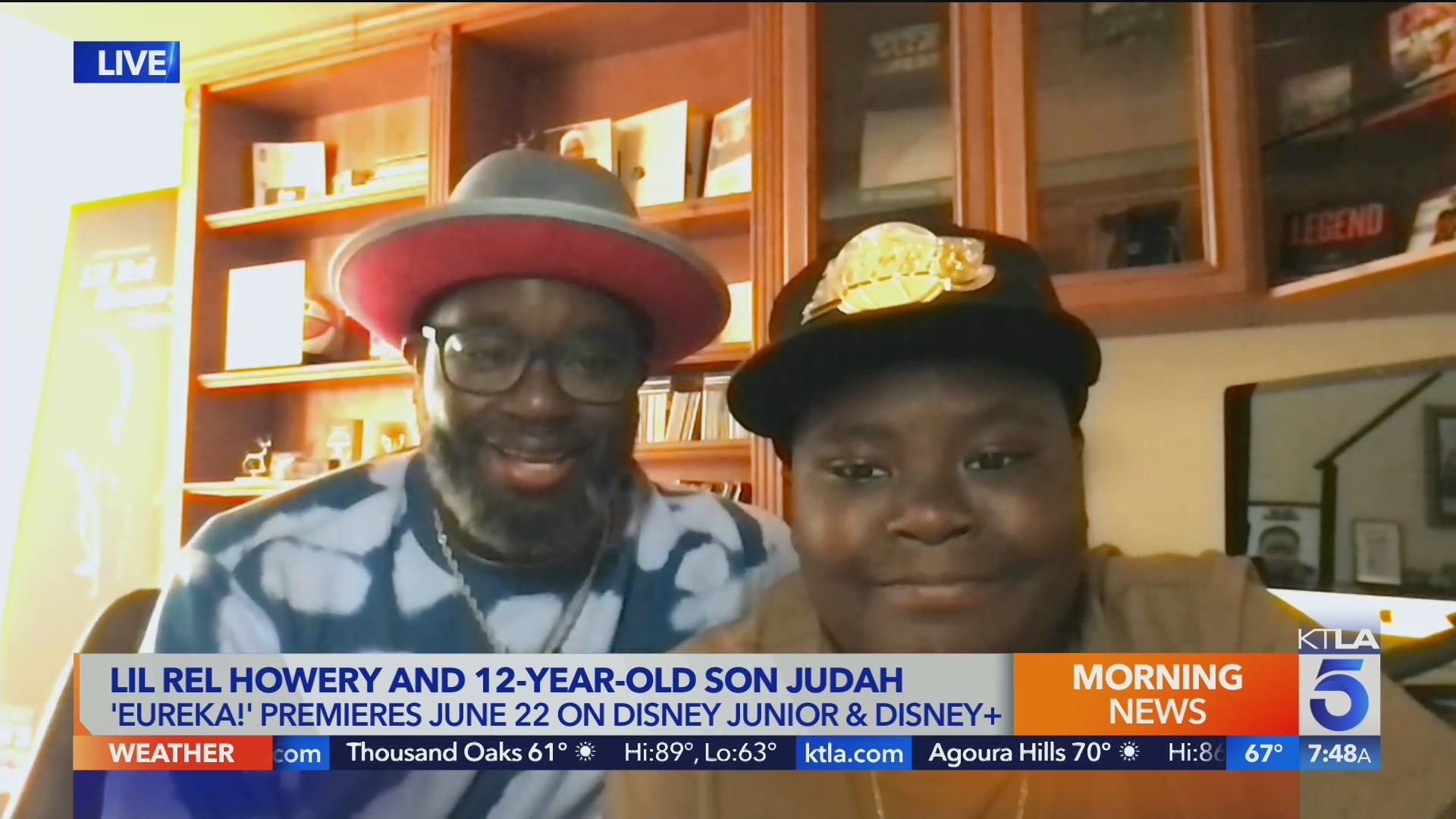 Lil Rel Howery and son Judah Howery