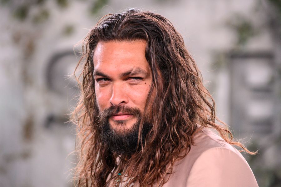 Actor Jason Momoa arrives for Apple TV+ world premiere of "SEE" at the Fox Regency Village Theater in Los Angeles on Oct. 21, 2019. (Nick Agro / AFP) (Photo by NICK AGRO/AFP via Getty Images)