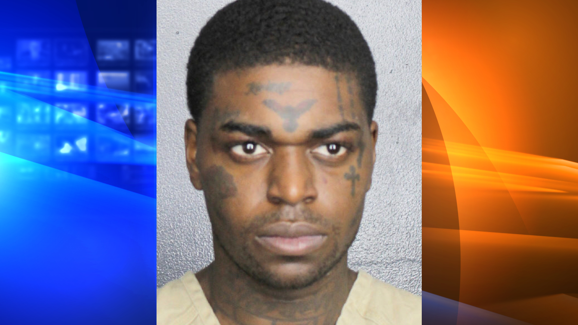 This image provided by Broward County, Fla., Sheriff's Office, shows Bill K. Kapri, known as rapper Kodak Black, who was was arrested Friday, July 15, 2022, in South Florida, on charges of trafficking in oxycodone and possession of a controlled substance. (Broward County Sheriff's Office via AP)