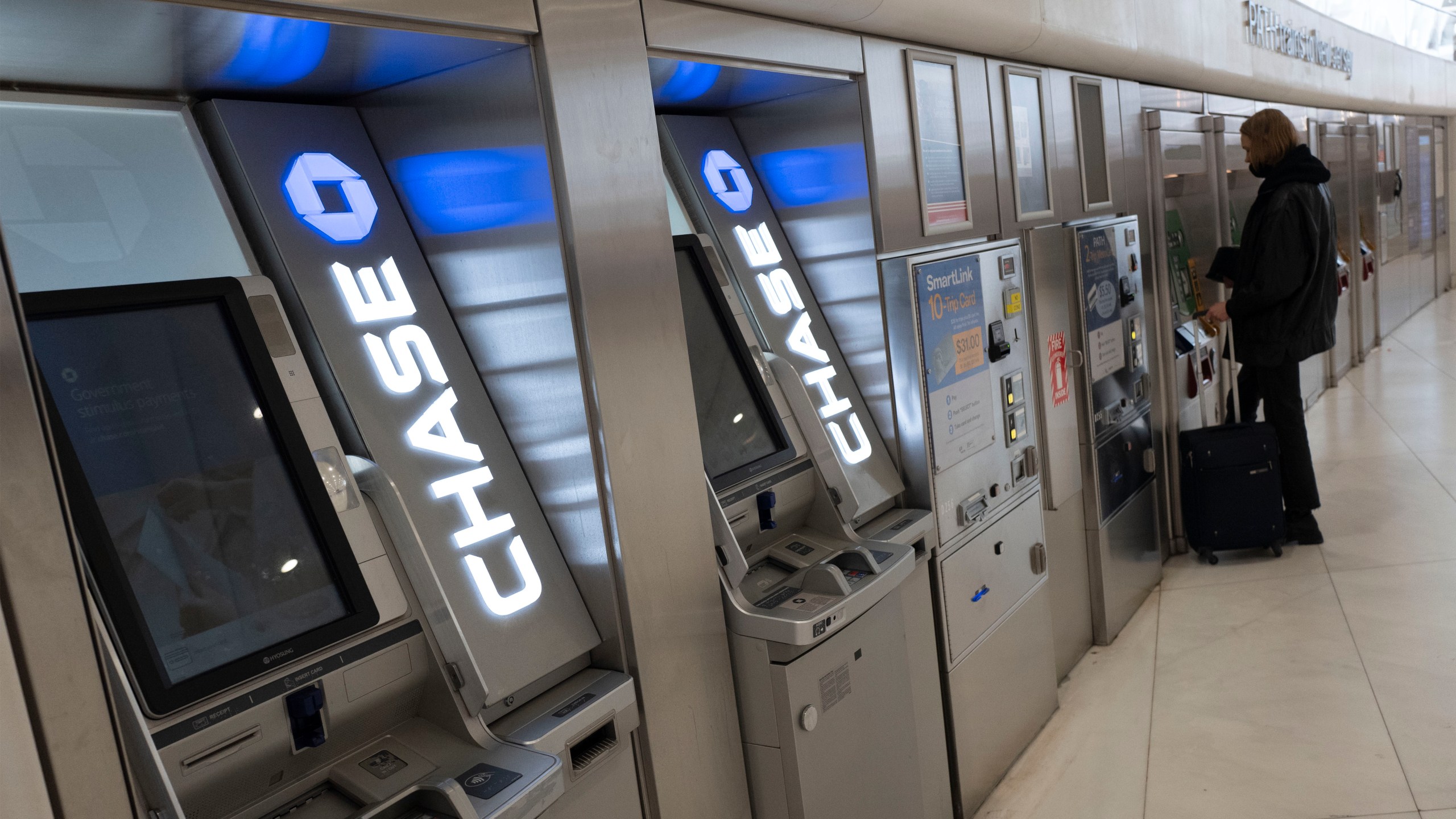 JPMorgan Chase Bank ATM machines