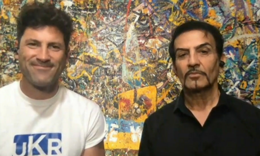 Maksim Chmerkovskiy and Davood Roostae provide relief for people of Ukraine