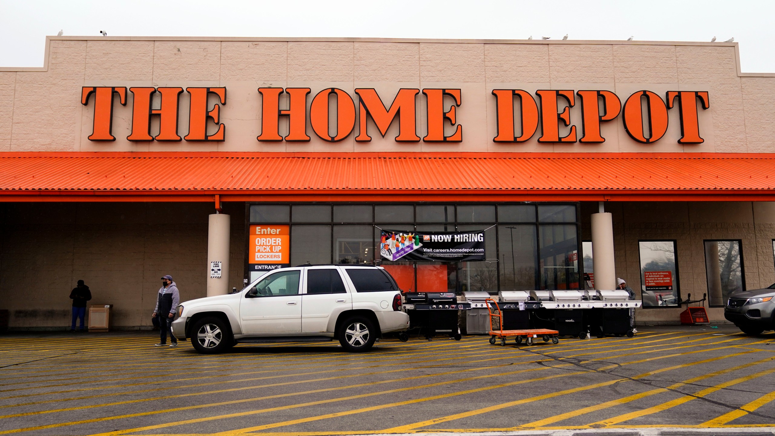 A Home Depot improvement store is seen on Feb. 22, 2022. (AP Photo/Matt Rourke, file)