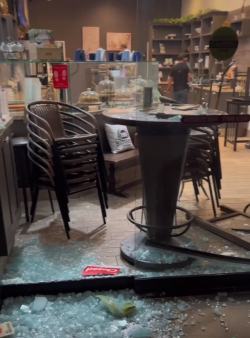 Thieves break into Historia Bakery and steal thousands of dollars while causing major damage on Sept. 15, 2022. (Historia Bakery)