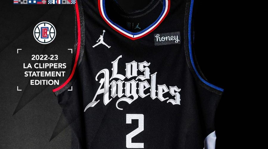 New L.A. Clippers Statement Edition jersey designed by Mister Cartoon debuts this November. (L.A. Clippers)