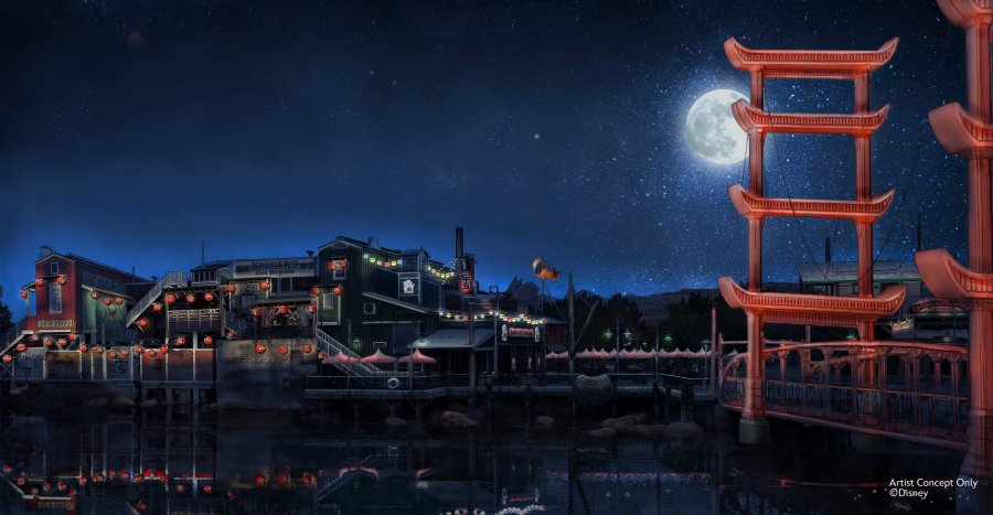 Pacific Wharf in Disney California Adventure will be reimagined and transformed into San Fransokyo from the "Big Hero 6" franchise (Disney)