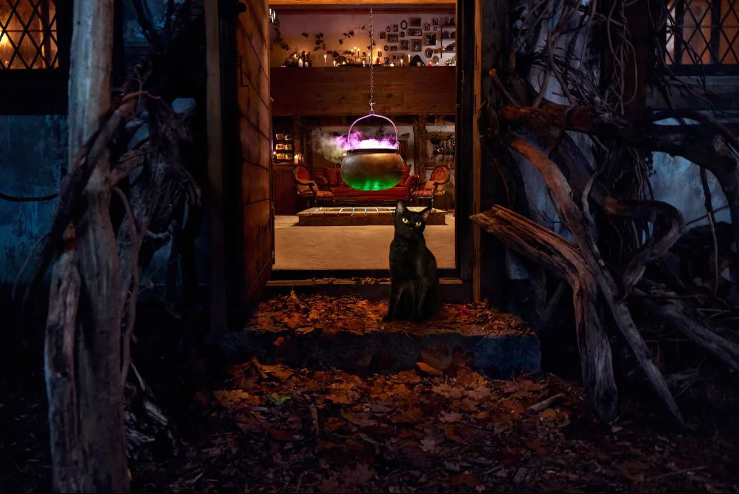 Airbnb is offering a spooky stay in a recreation of the Sanderson Sisters' cottage from Hocus Pocus. (Airbnb)