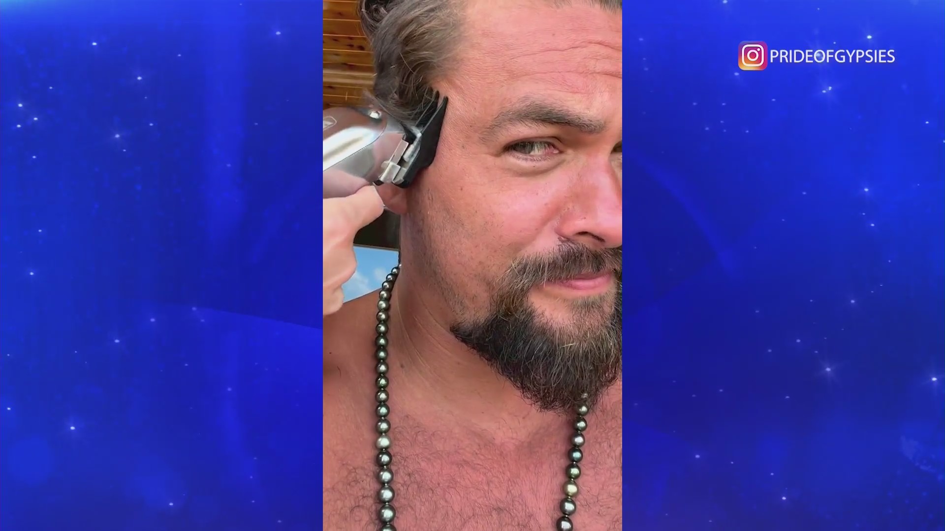 Jason Momoa cuts off his locks to bring awareness to the dangers of single use plastics.