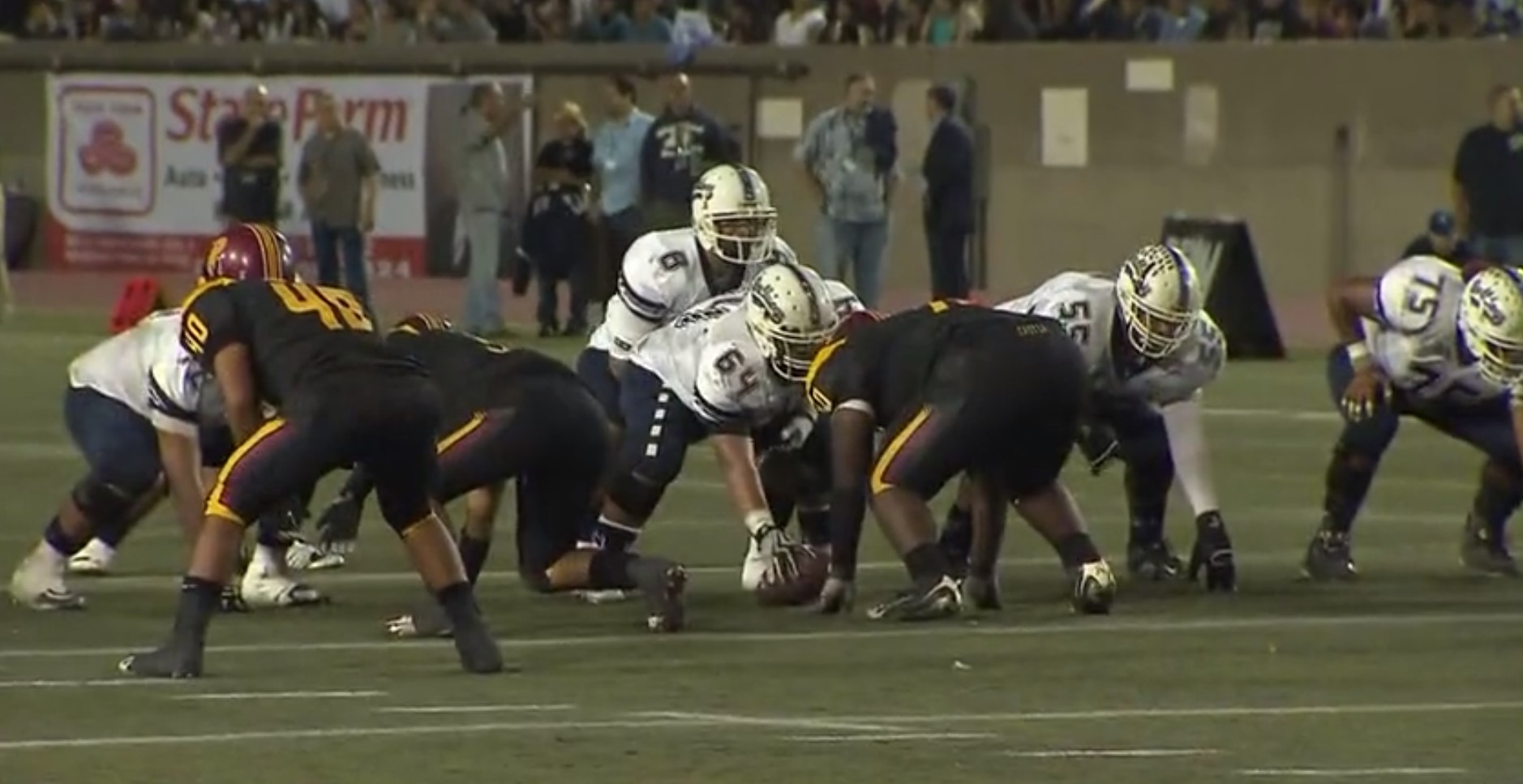 Roosevelt and Garfield high schools face off each year in the East L.A. Classic, as shown on Oct. 29, 2021. (KTLA)