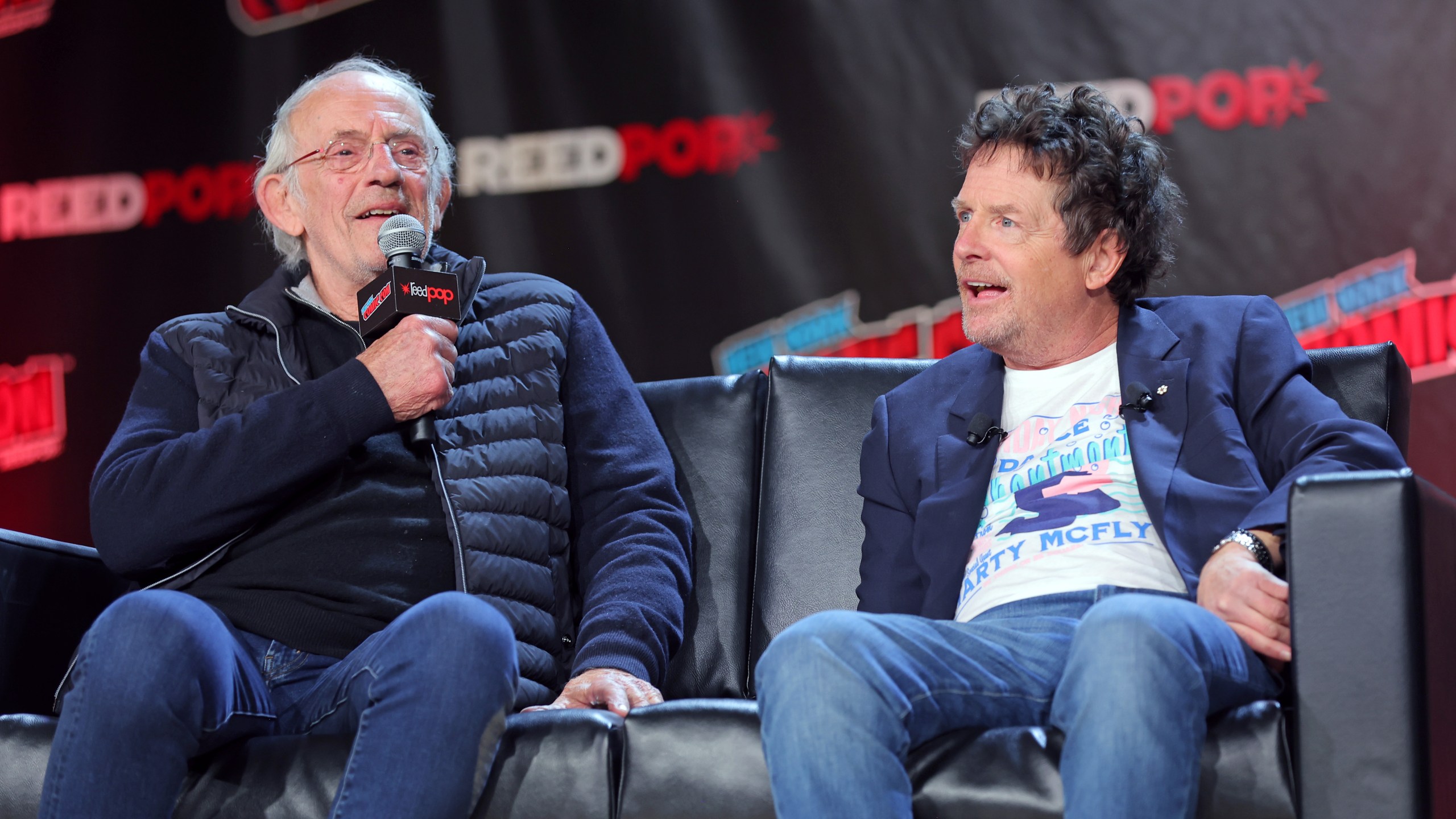 Christopher Lloyd and Michael J. Fox