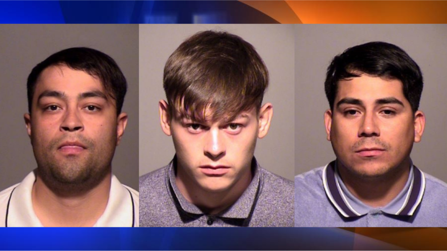 Mugshots of three Chilean men have been sentenced to prison after ransacking a Nordstrom Rack in Thousand Oaks in July.