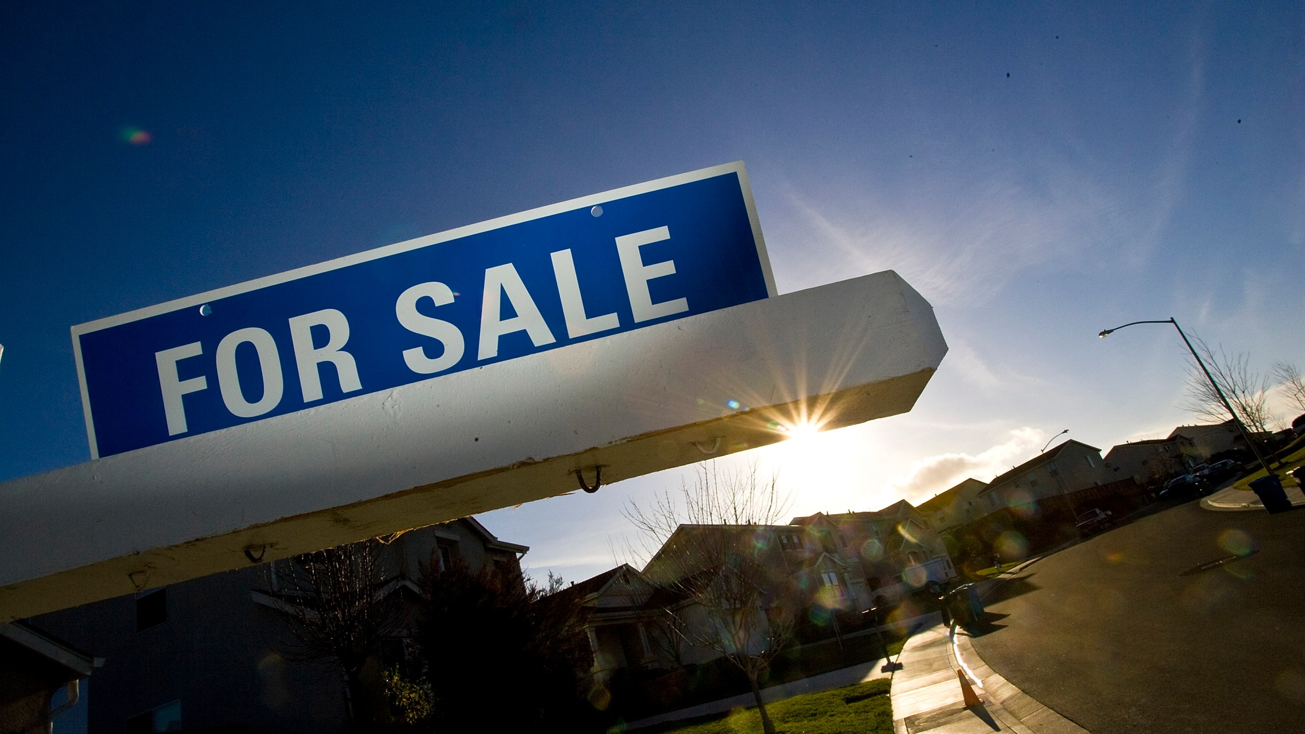 Home for Sale sign in California