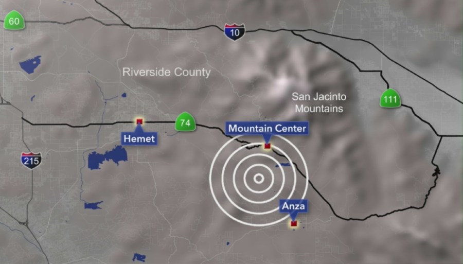 riverside county earthquake