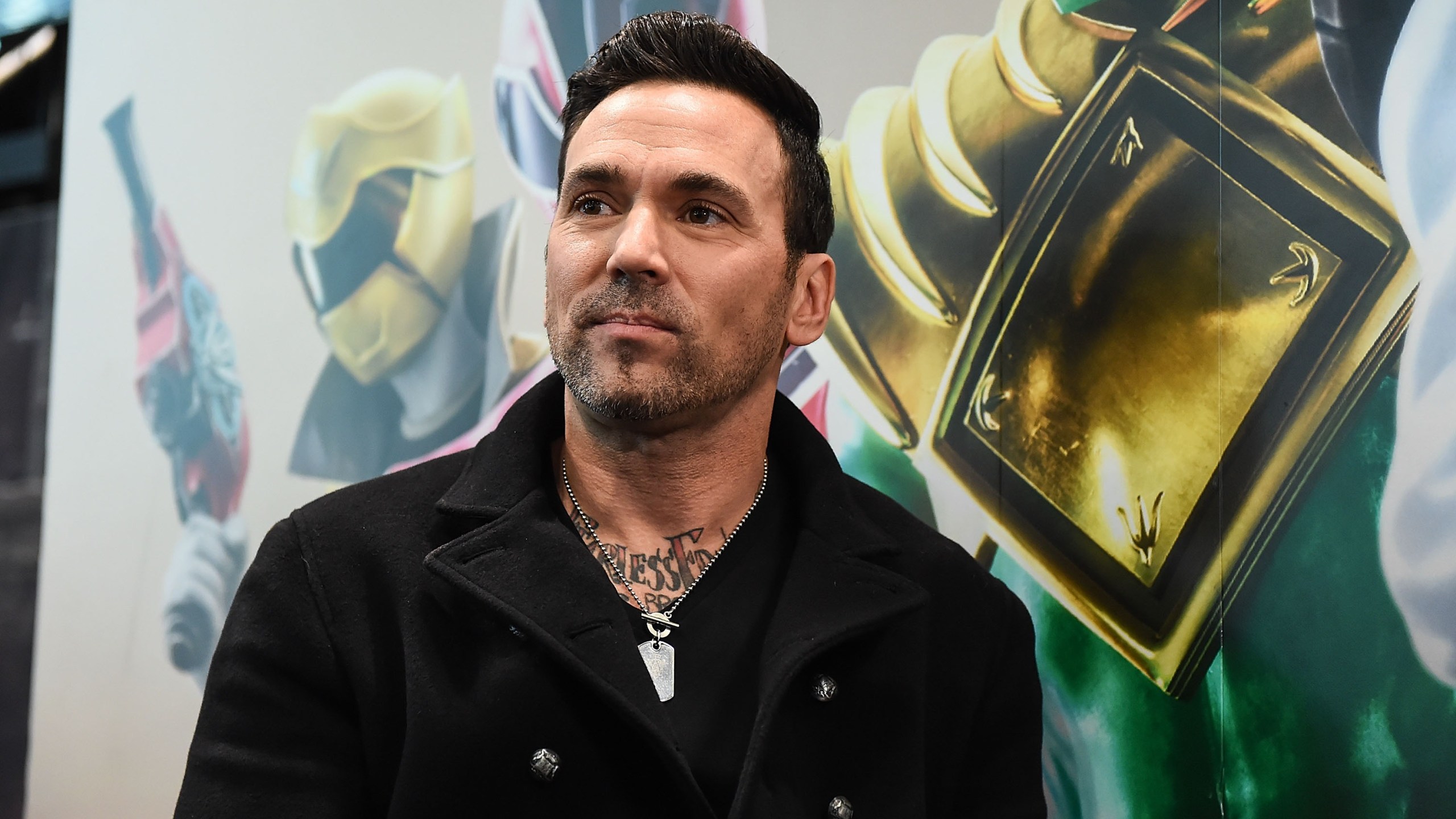 Jason David Frank of the "Mighty Morphin Power Rangers" attends the Saban's Power Rangers Legacy Wars tournament at New York Comic Con on Oct. 5, 2017 in New York City. (Daniel Zuchnik/Getty Images for Saban Brands)