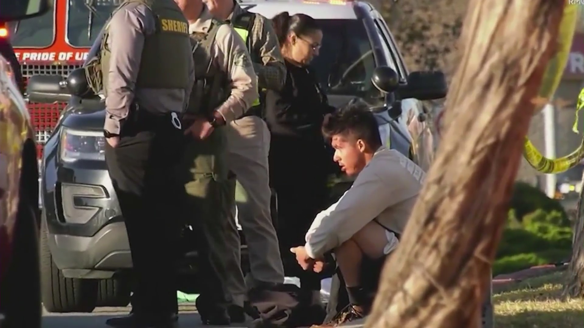 22-year-old Nicholas Gutierrez seen here after crashing into law enforcement recruits on a training run Nov. 16, 2022