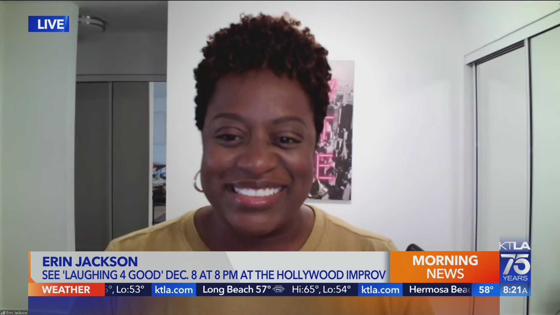 Comedian Erin Jackson talks 'Laughing 4 Good' charity event