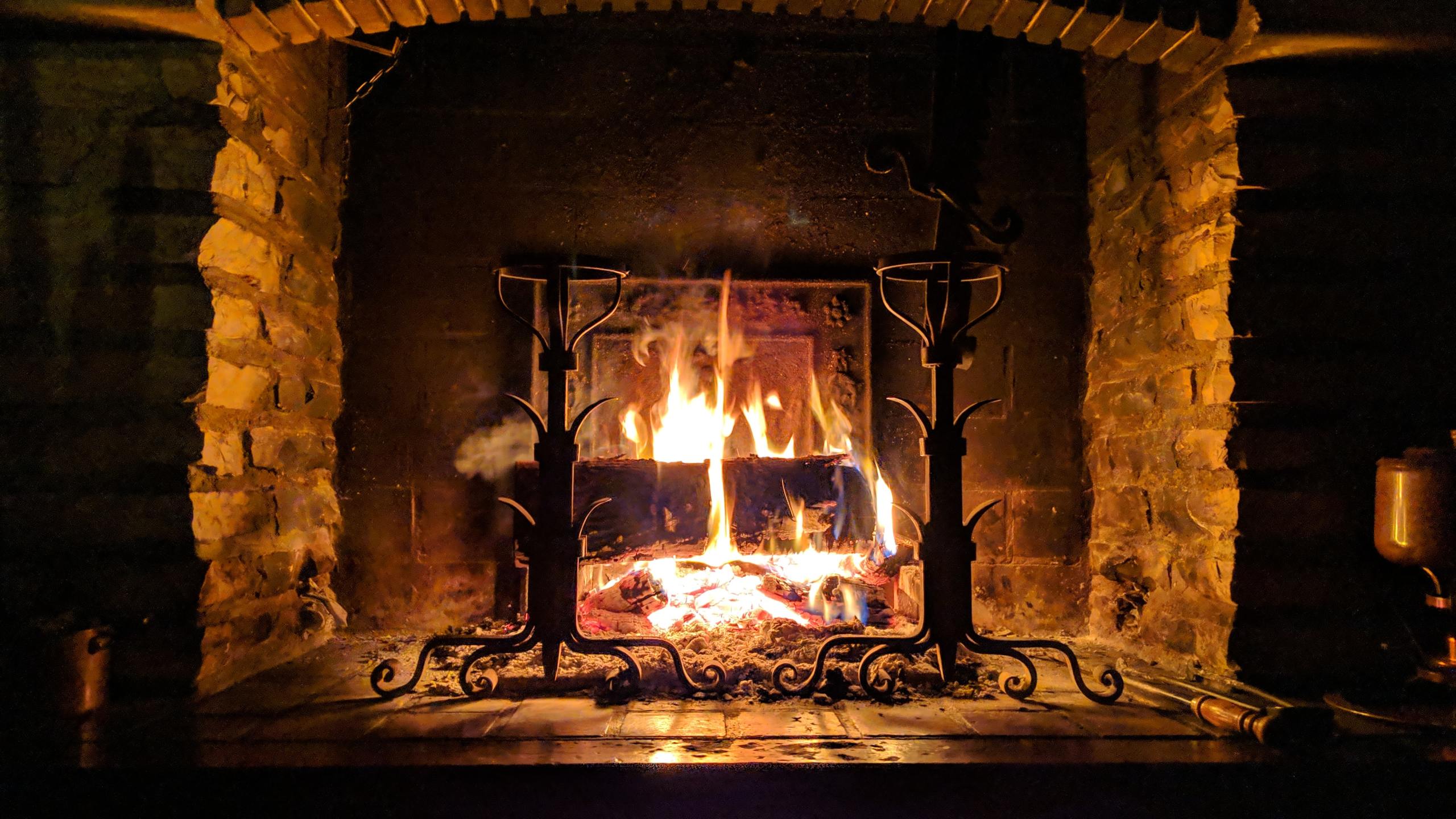 A wood-burning fireplace is shown in this undated file photo. (Stéphane Juban on Unsplash)