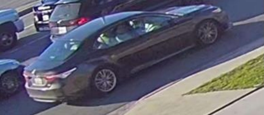 The LAPD provided this photo of a Camry believed to be involved in a hit-and-run on Dec. 7, 2022.