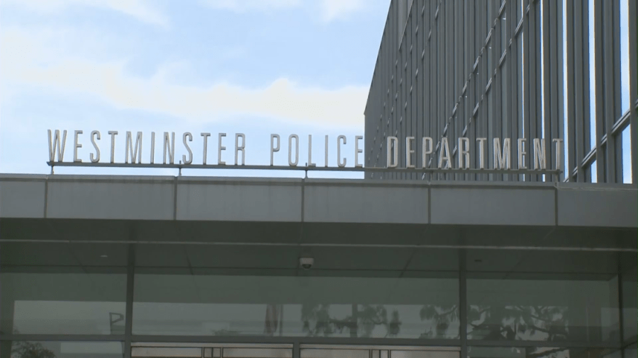 The Westminster Police Department is seen in a file photo. (KTLA)