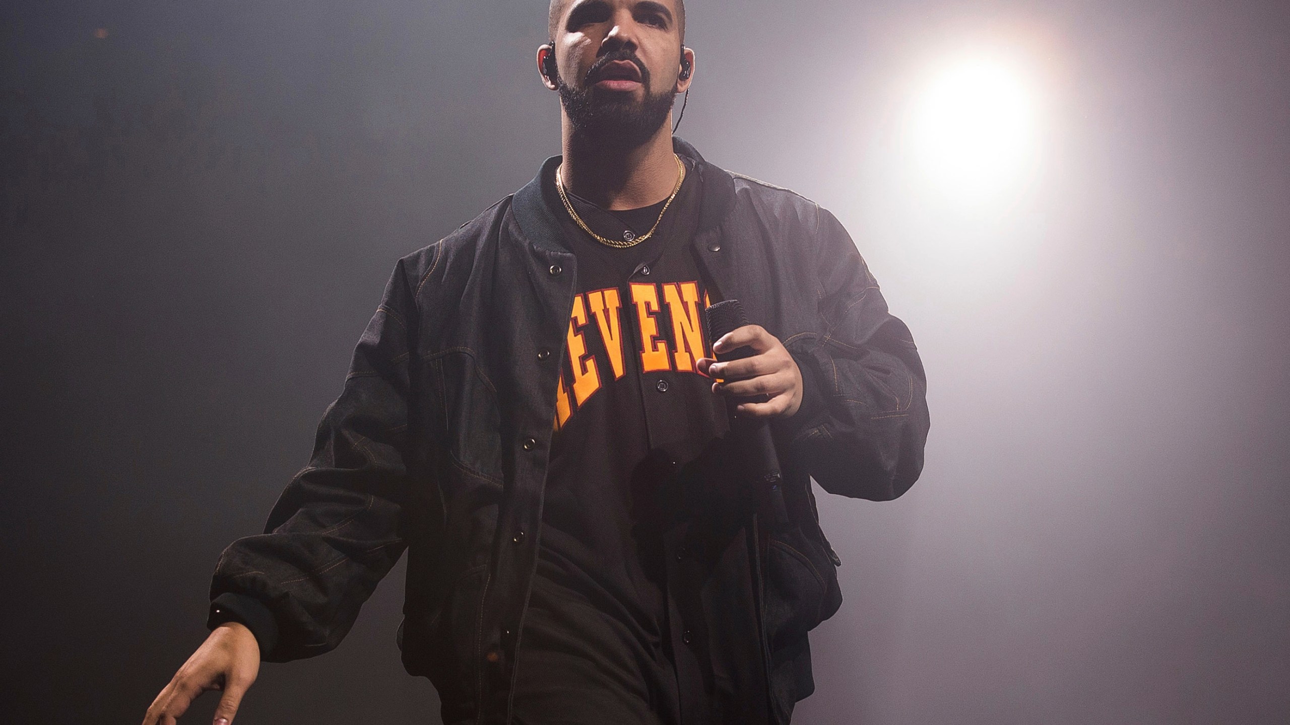 Drake performs during a concert as part of the Summer Sixteen Tour in New York, Aug. 5, 2016. (Charles Sykes/Invision/AP, File)