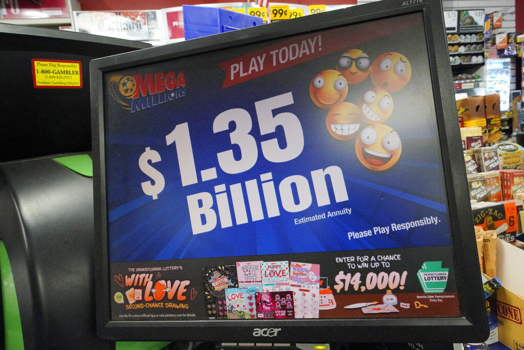 Someone who purchased a Mega Millions ticket in Maine just became a brand-new billionaire. (Gene J. Puskar/Associated Press)