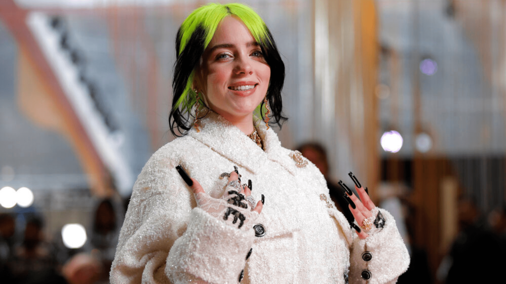 Billie Eilish arrives at the Oscars on Sunday, Feb. 9, 2020, at the Dolby Theatre in Los Angeles. (AP Photo/John Locher)