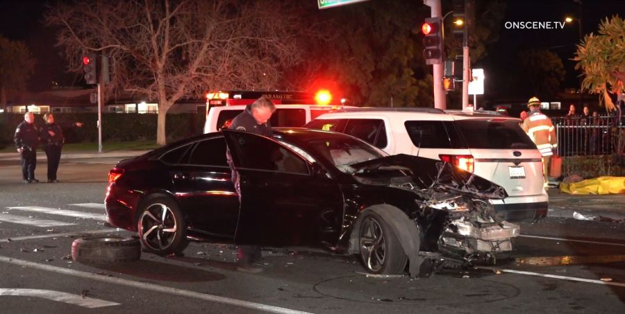 A crash left three people dead, 7 others hospitalized in Placentia on Jan. 25, 2023. (OnSceneTV)