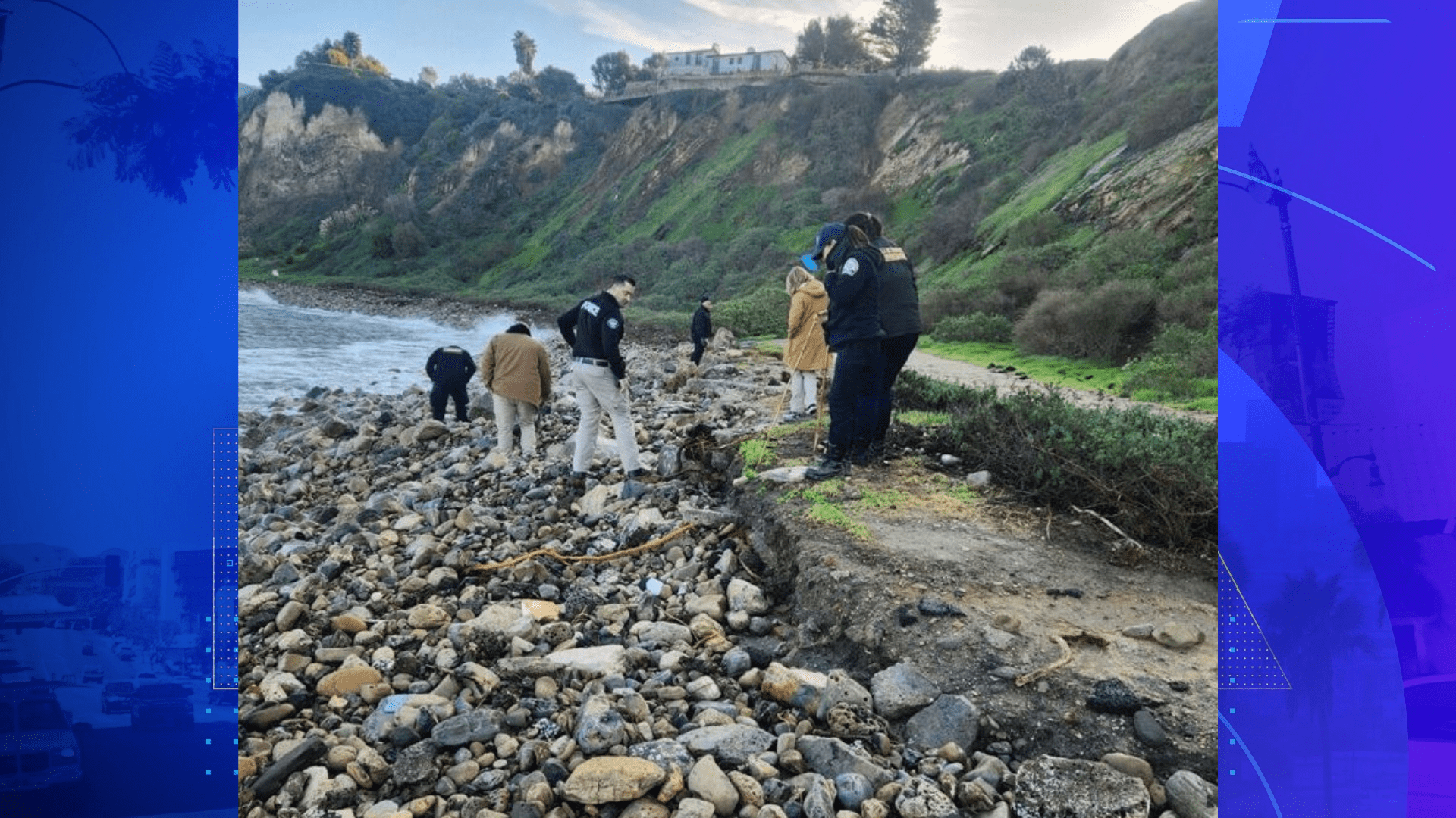 Police are investigating after a human femur was discovered at a Palos Verdes Beach on Jan. 13, 2023.