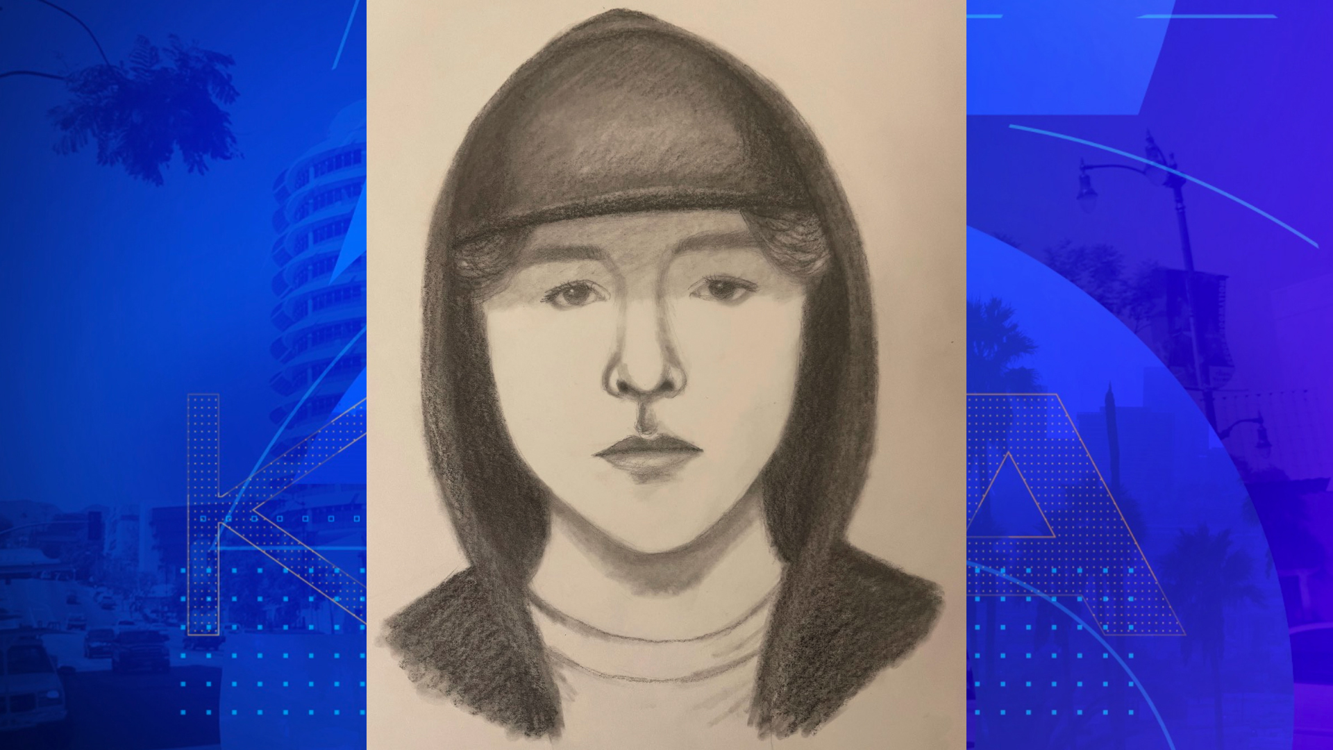 The Brea Police Department released this sketch of a robbery suspect on Jan. 5, 2023.