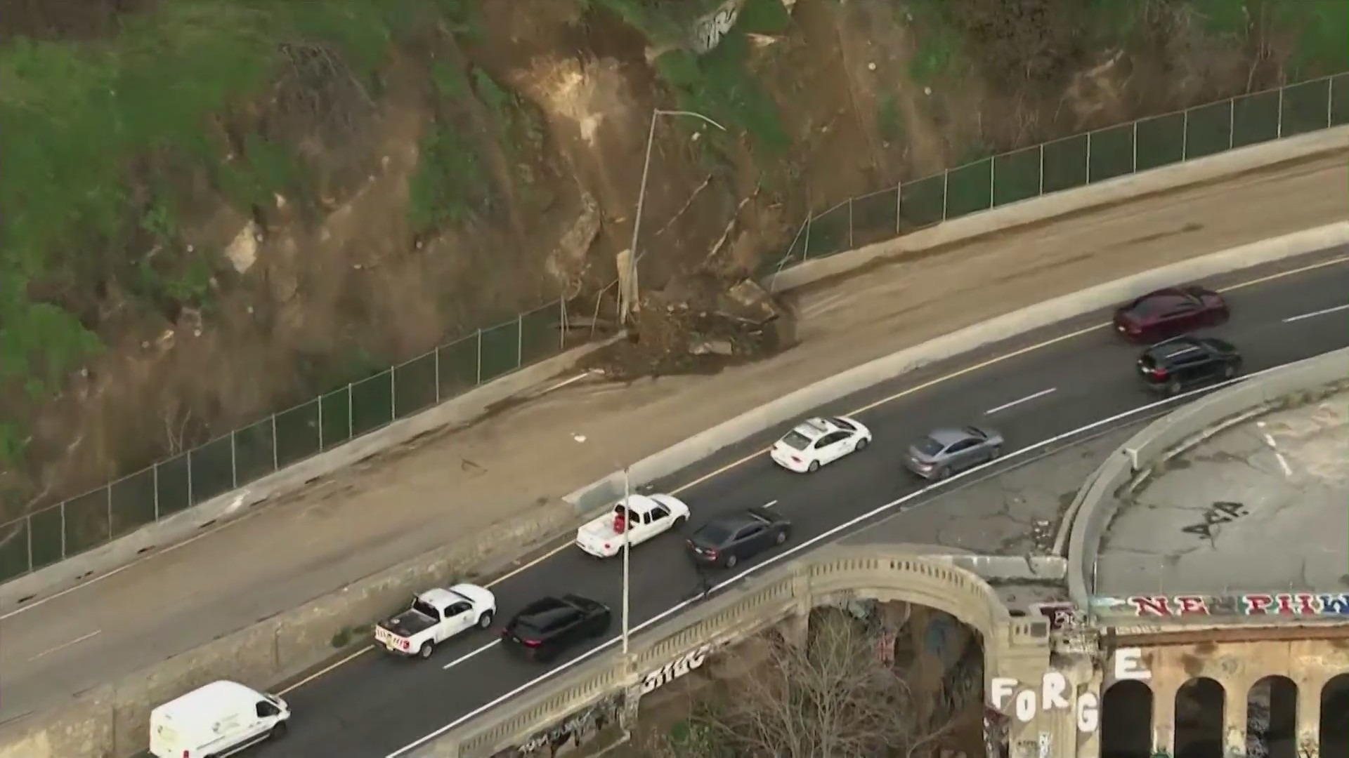 5 Freeway mudslide