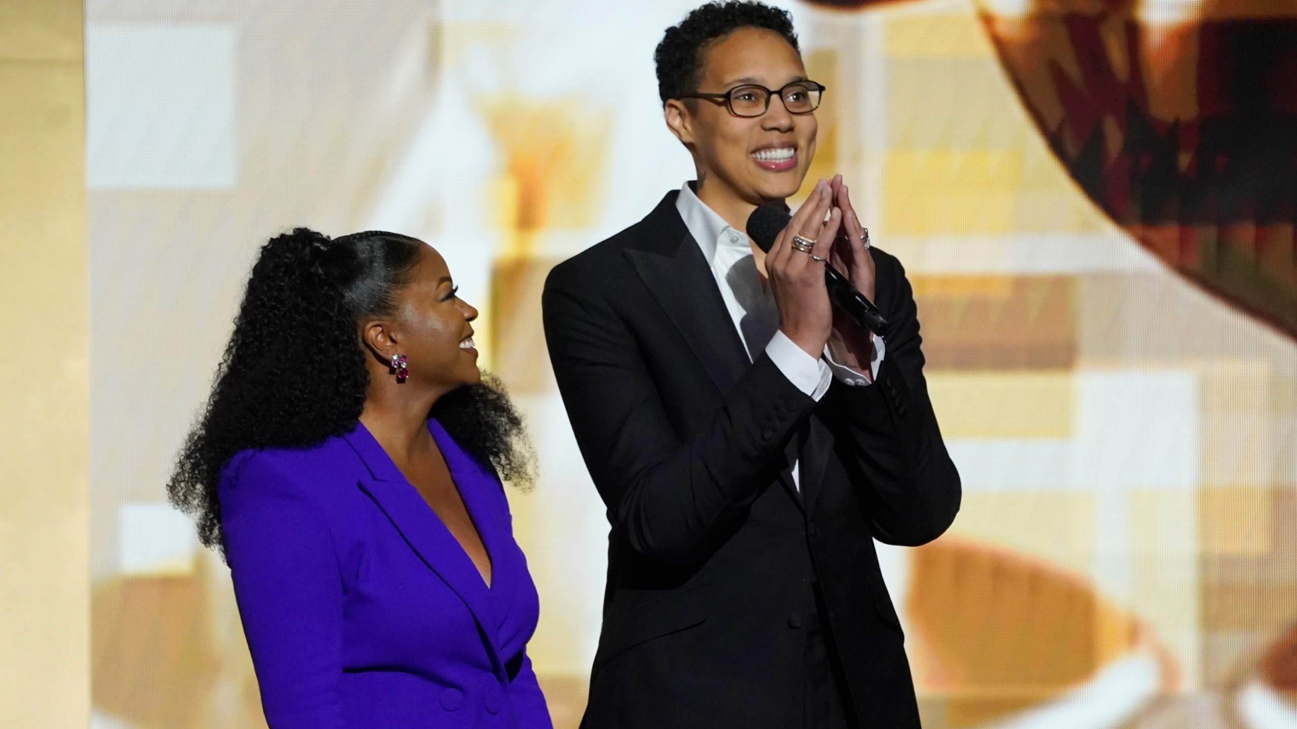 Cherelle Griner, left, and Brittney Griner