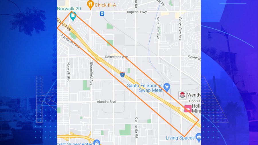 Caltrans is closing portions of the 5 Freeway beginning on Feb. 2, 2023. (Caltrans)